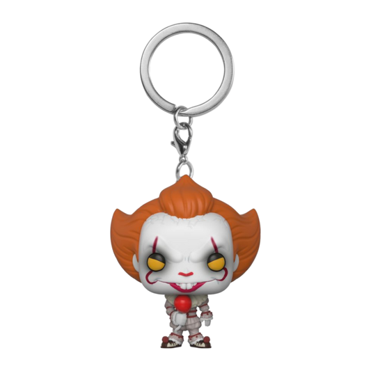 POCKET POP! MOVIES: IT : PENNYWISE WITH BALLOON KEYCHAIN