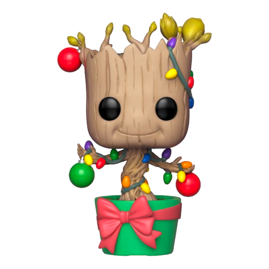 POP! MARVEL: GROOT WITH LIGHTS & ORNAMENTS