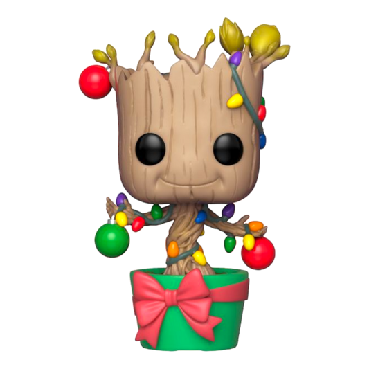 POP! MARVEL: GROOT WITH LIGHTS & ORNAMENTS