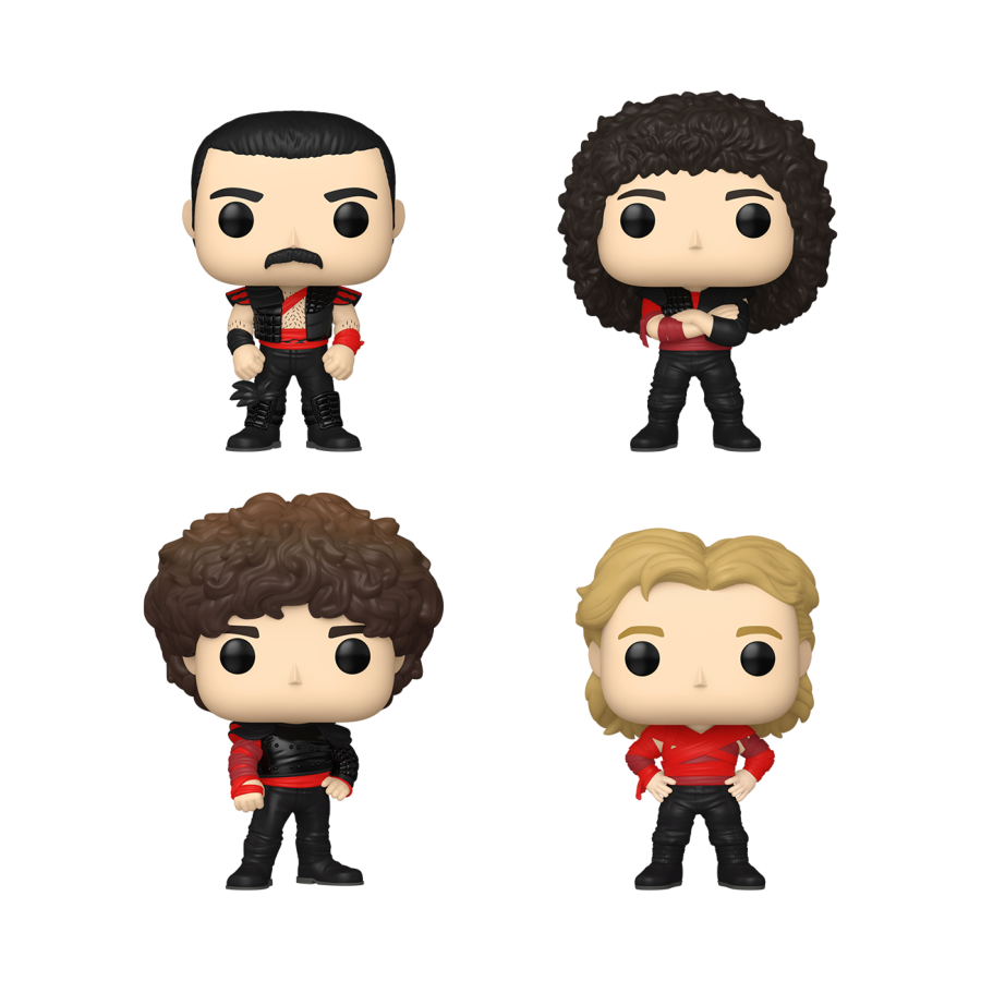 POP! ROCKS: QUEEN: RADIO GAGA 4 PACK