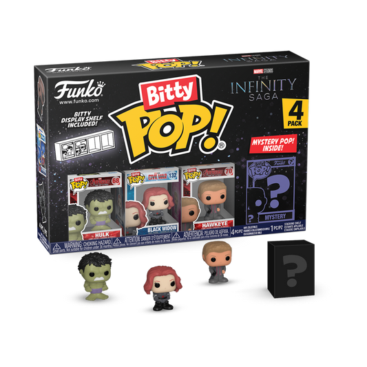 POP! MARVEL: HULK BITTY POP FOUR PACK