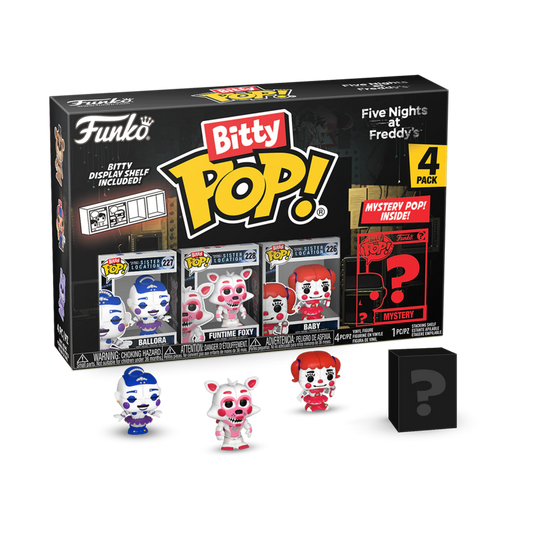 POP! GAMES: FIVE NIGHTS AT FREDDYS: BITTY POP FOUR PACK