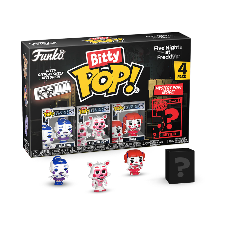 POP! GAMES: FIVE NIGHTS AT FREDDYS: BITTY POP FOUR PACK