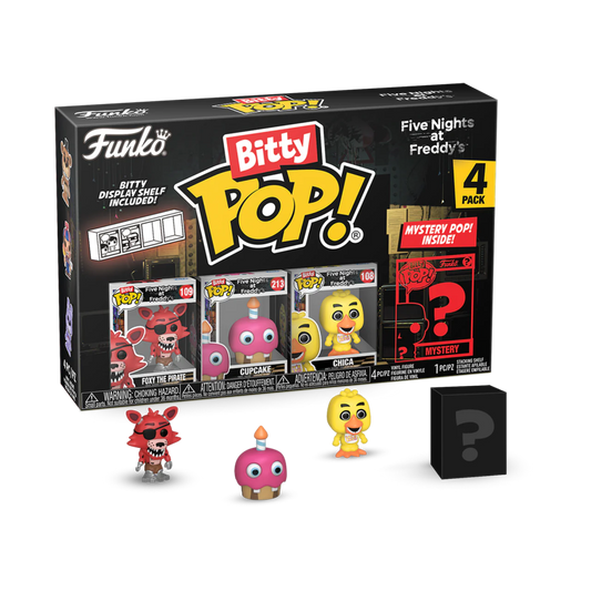 POP! GAMES: FIVE NIGHTS AT FREDDYS: FOXY BITTY POP FOUR PACK