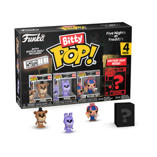 POP! GAMES: FIVE NIGHTS AT FREDDYS: FREDDY BITTY POP FOUR PACK