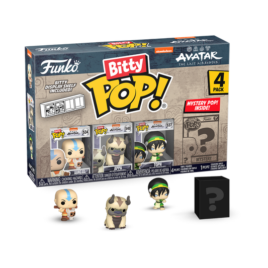 POP! TELEVISION: AVATAR THE LAST AIRBENDER: AANG BITTY POP FOUR PACK