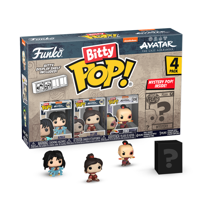 POP! TELEVISION: AVATAR THE LAST AIRBENDER: AZULA BITTY POP FOUR PACK