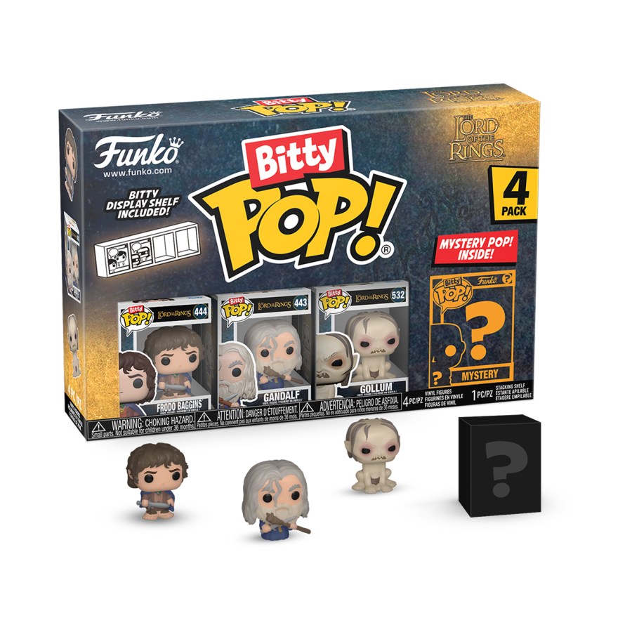 POP! MOVIES: LORD OF THE RINGS: FRODO BITTY POP FOUR PACK