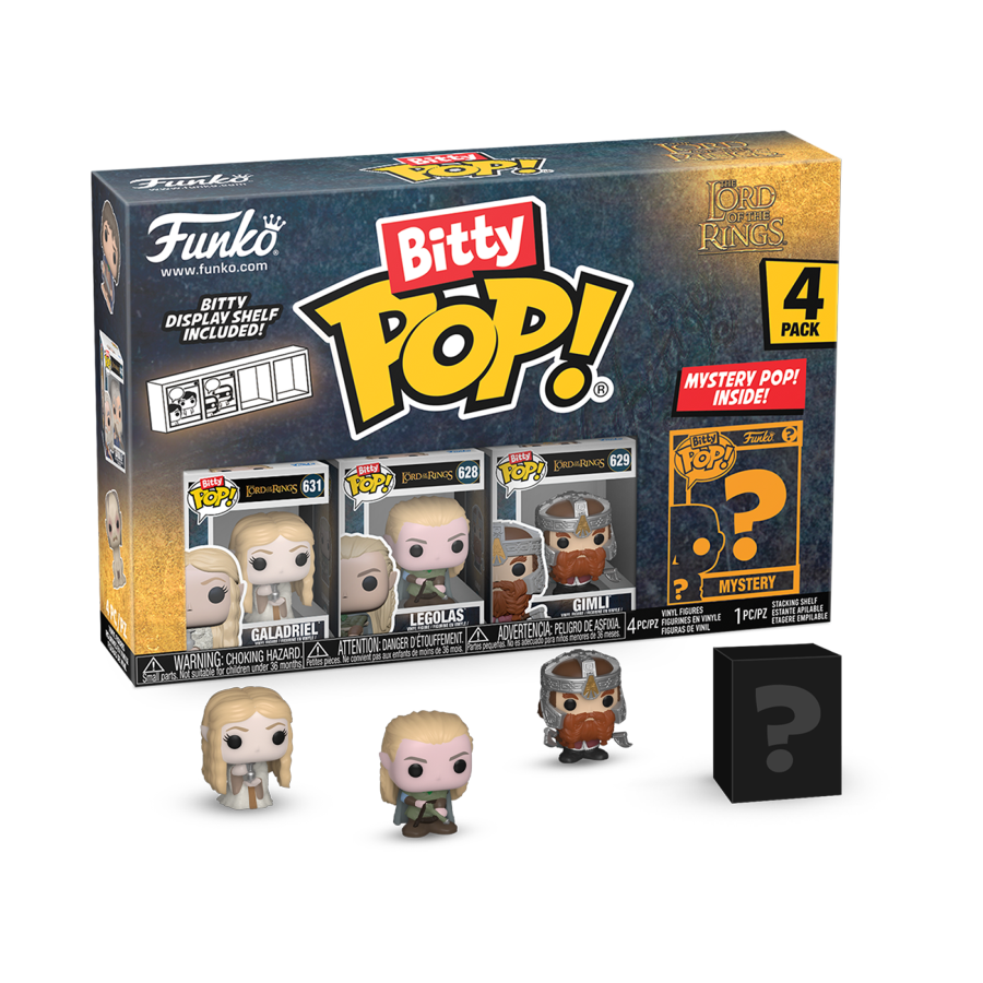 POP! MOVIES: LORD OF THE RINGS: GALADRIEL BITTY POP FOUR PACK
