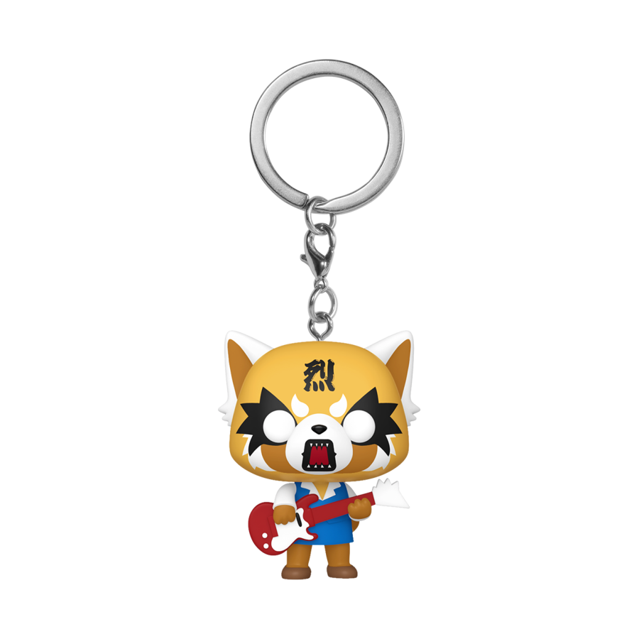 POCKET POP! ANIMATION: AGGRETSUKO W/GUITAR KEYCHAIN