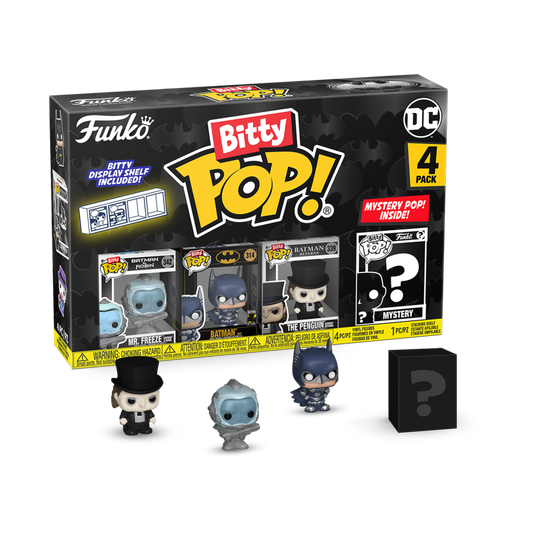 POP! MOVIES: BATMAN 85TH ANNIVERSARY MR FREEZE BITTY POP FOUR PACK