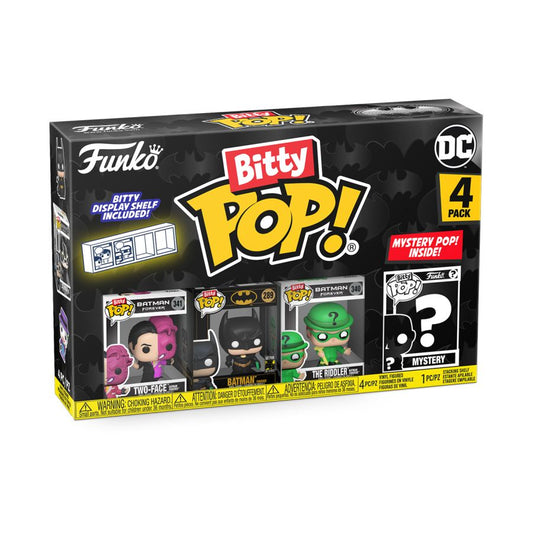 POP! MOVIES: BATMAN 85TH ANNIVERSARY TWO FACE BITTY POP FOUR PACK