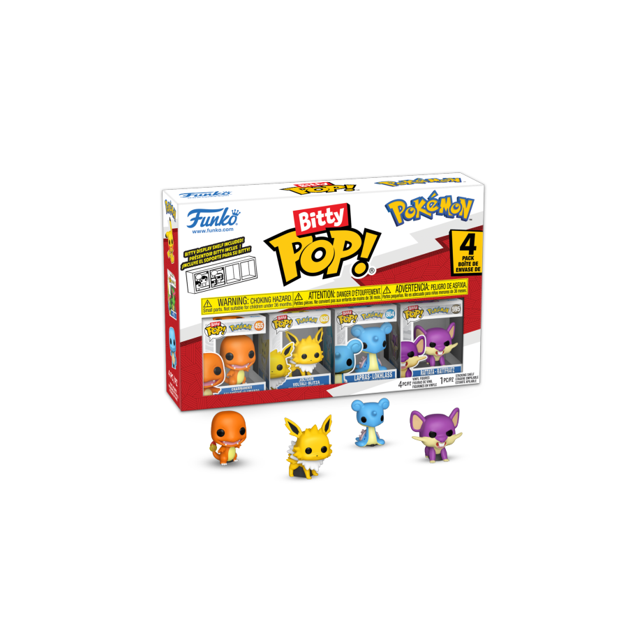 POP! GAMES: POKEMON CHARMANDER: BITTY POP FOUR PACK