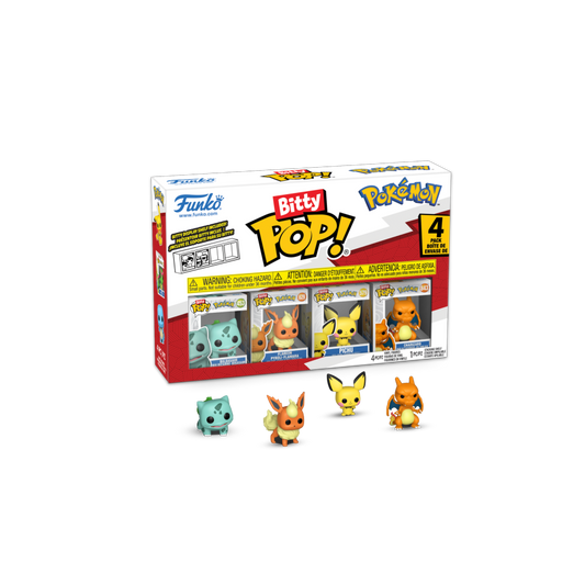 POP! GAMES: POKEMON BULBASAUR: BITTY POP FOUR PACK