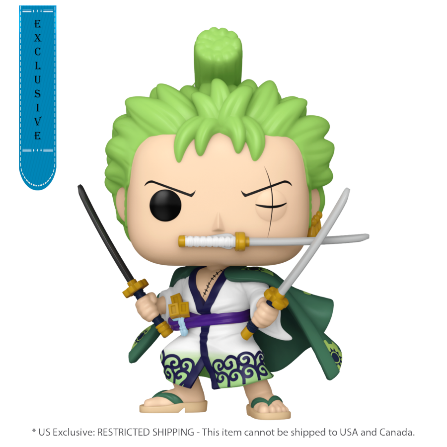 POP! ANIMATION: ONE PIECE: RORONOA ZORO (GLOW)