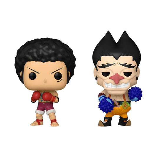 POP! ANIMATION: ONE PIECE: LUFFY & FOXY TWO PACK