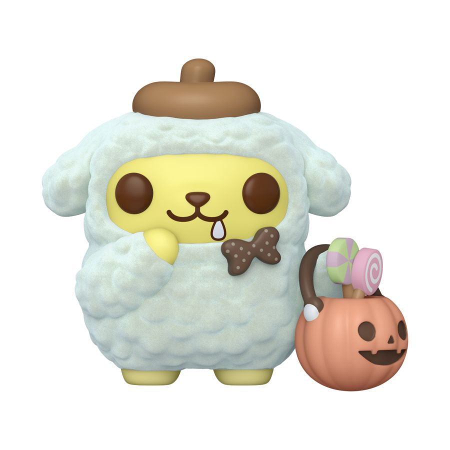 POP! HELLO KITTY & FRIENDS: POMPOMPURIN HALLOWEEN FLOCKED