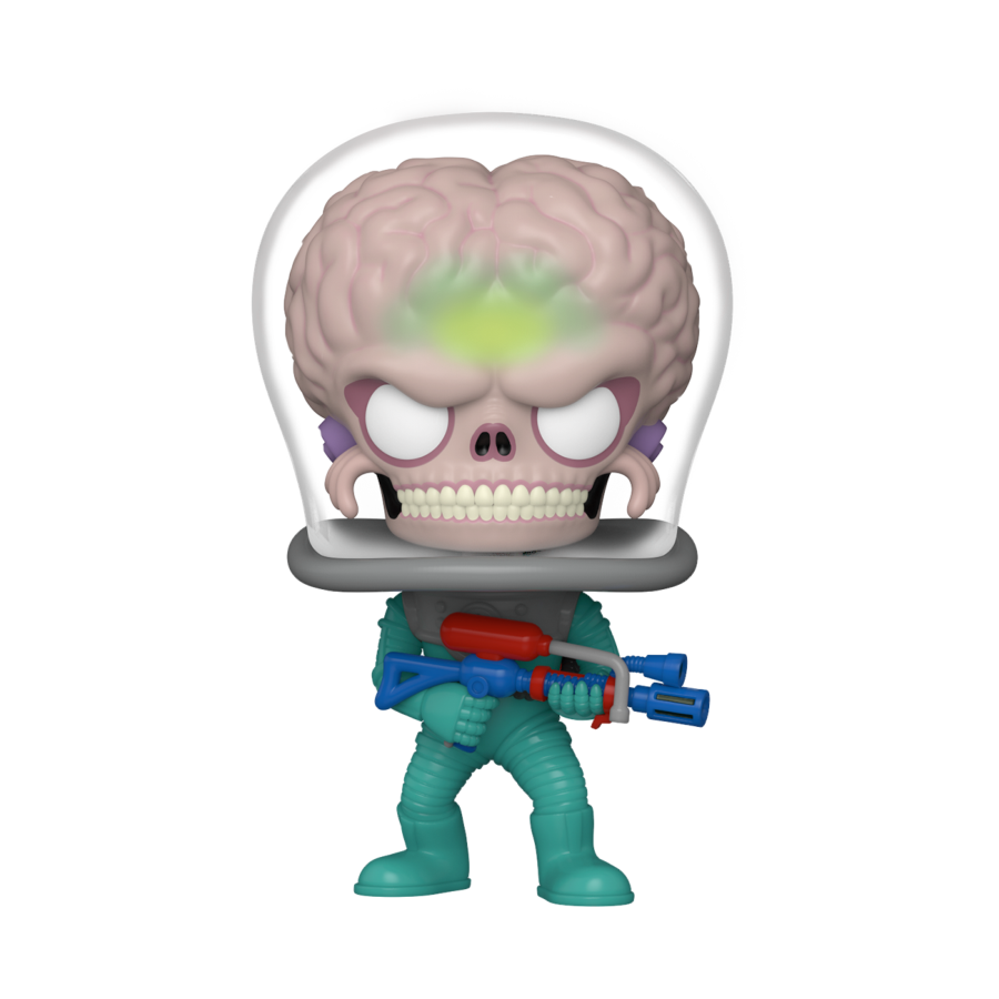 POP! MOVIES: MARS ATTACKS: MARTIAN SOLDIER W/ WEAPON