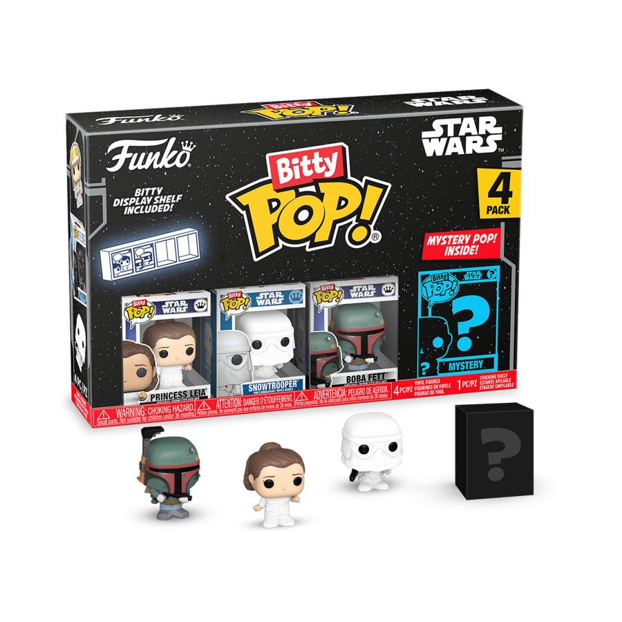 POP! MOVIES: STAR WARS: LEIA BITTY POP FOUR PACK
