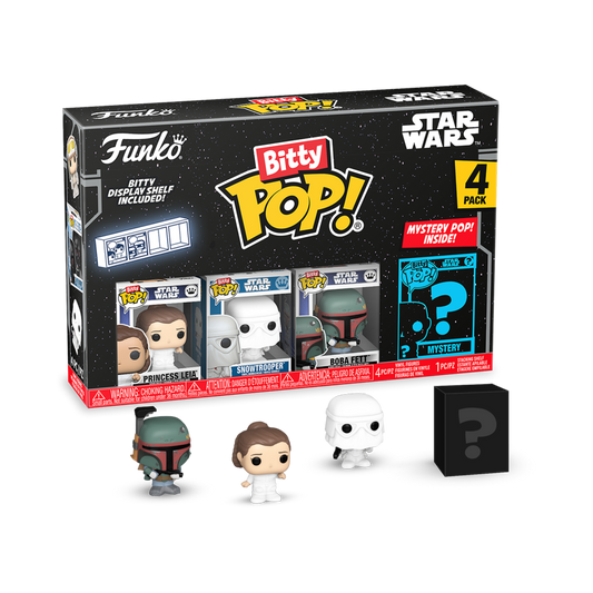POP! MOVIES: STAR WARS: LEIA BITTY POP FOUR PACK