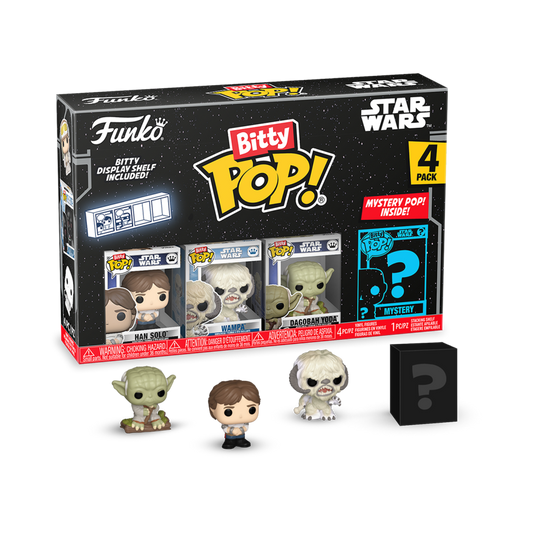 POP! MOVIES: STAR WARS: HAN SOLO BITTY POP FOUR PACK