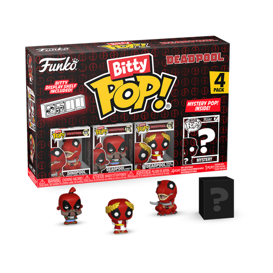 POP! MARVEL: DEADPOOL: DINOPOOL BITTY POP FOUR PACK