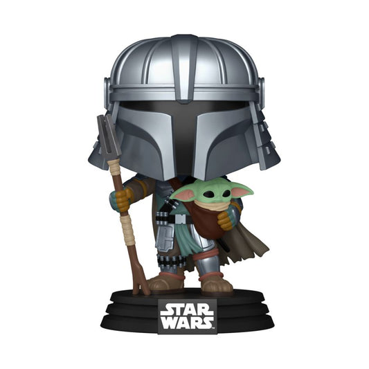 POP! STAR WARS: IMPRESSIONS MANDALORIAN WITH GROGU