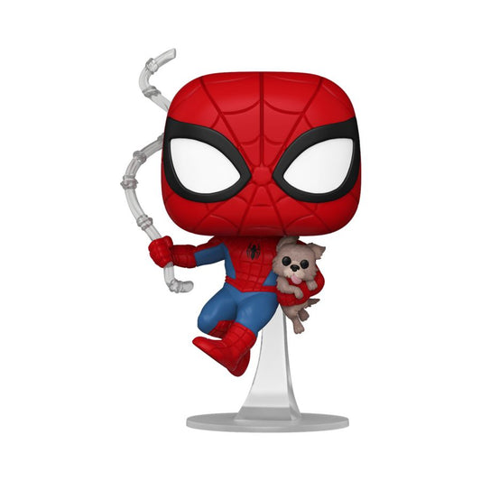 POP! MARVEL COMICS: SPIDER-MAN W/ SANDWICH THE DOG