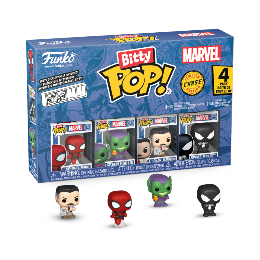 POP! MARVEL: SPIDER-MAN BITTY POP FOUR PACK