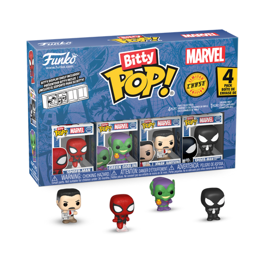 POP! MARVEL: SPIDER-MAN BITTY POP FOUR PACK
