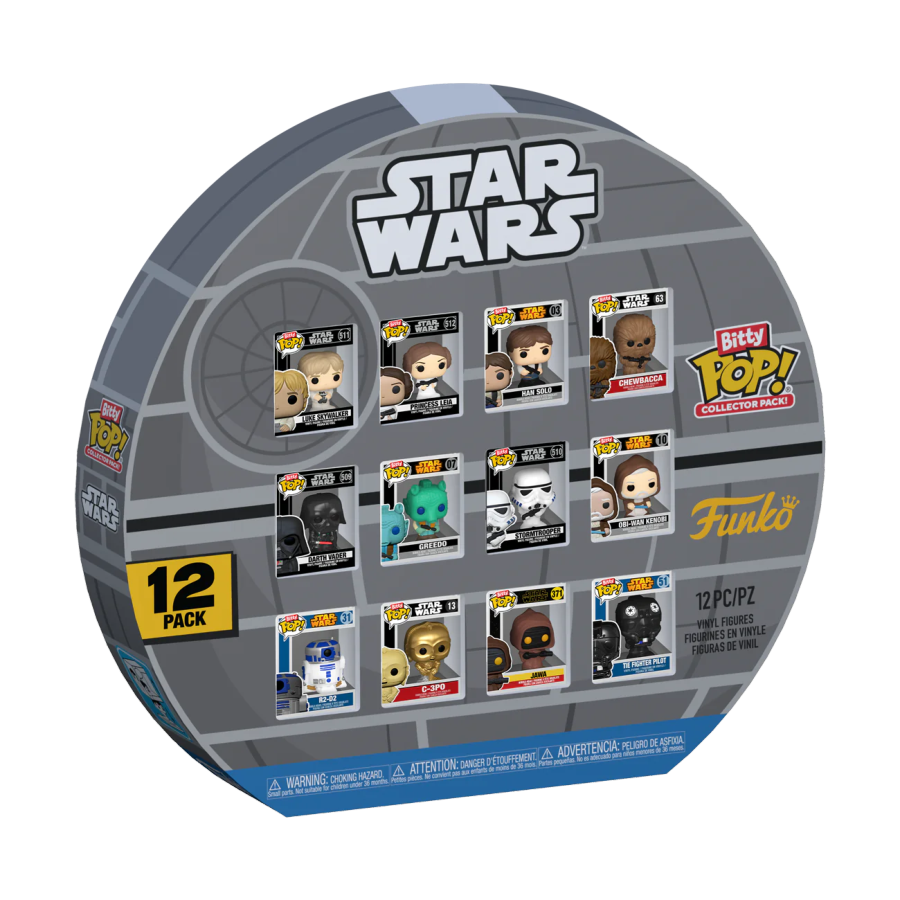 POP! MOVIES: STAR WARS: DEATH STAR BITTY POP TWELVE PACK