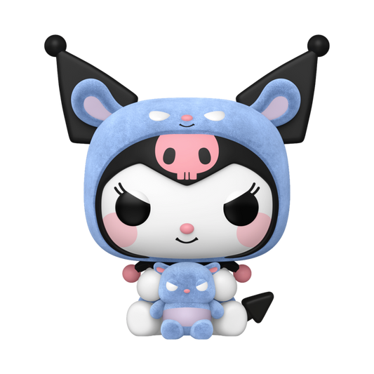 POP! HELLO KITTY & FRIENDS: KUROMI AS BAKU (FLOCKED)