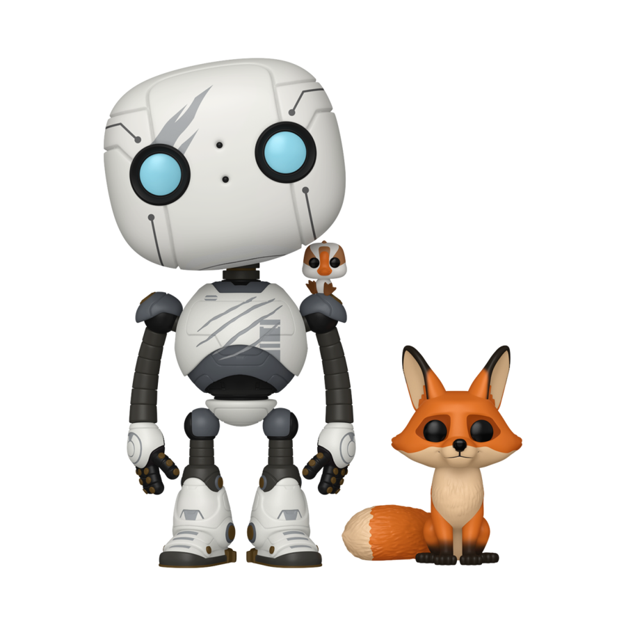 POP! MOVIES: THE WILD ROBOT: ROZ WITH BRIGHTBILL AND FINK