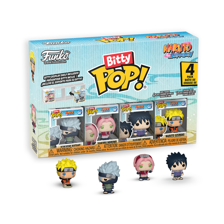 POP! ANIMATION: NARUTO TEAM 7 BITTY POP 4 PACK