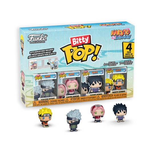 POP! ANIMATION: NARUTO TEAM 7 BITTY POP 4 PACK