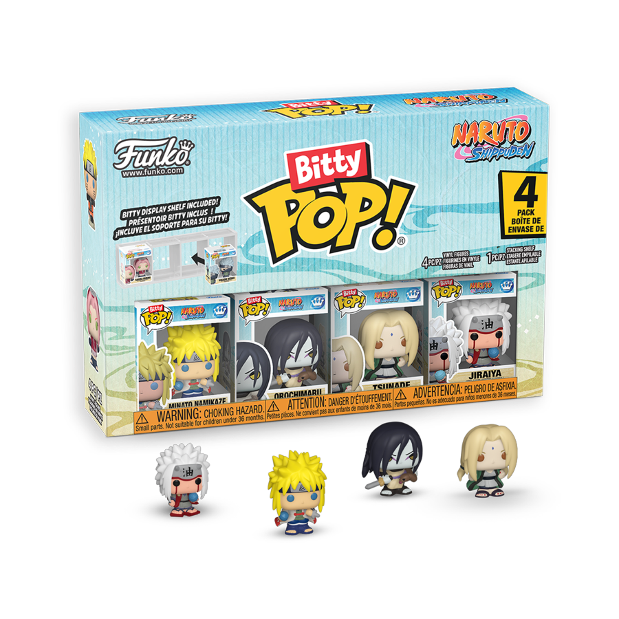 POP! ANIMATION: NARUTO TEAM 2 BITTY POP 4 PACK