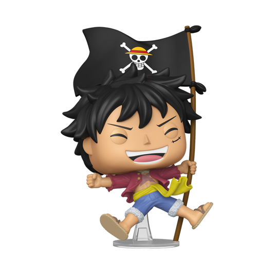 POP! ANIMATION: ONE PIECE: LUFFY WITH FLAG