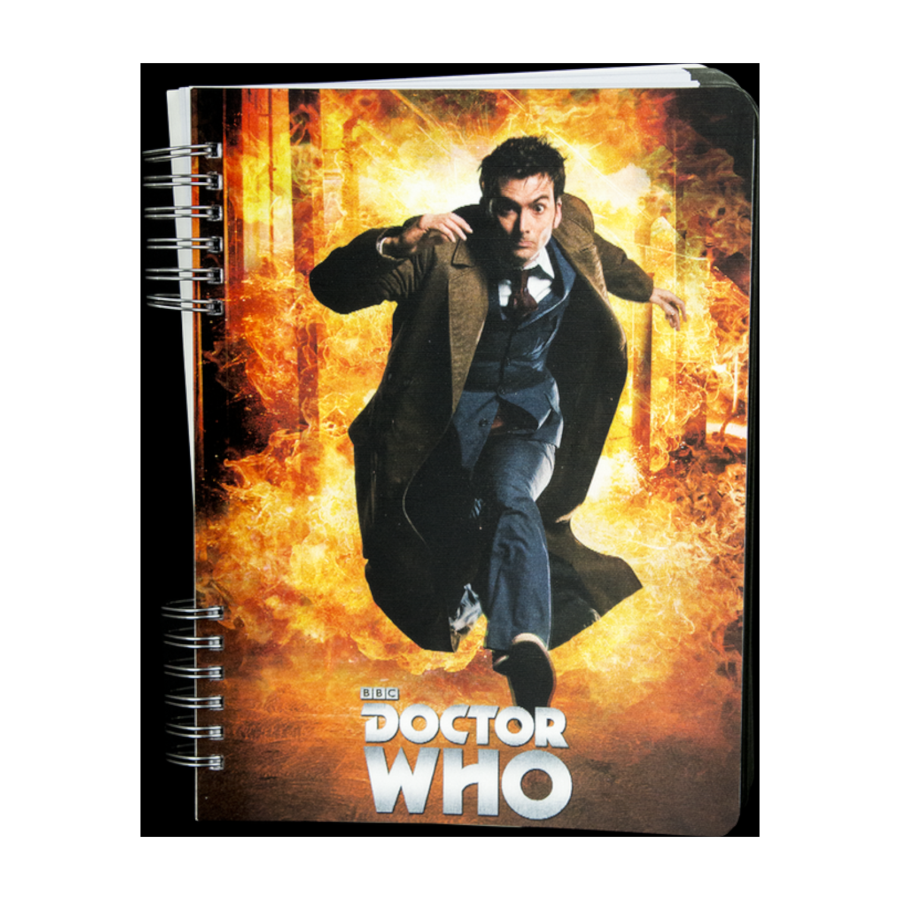 DOCTOR WHO 10TH DOCTOR LENTICULAR JOURNAL