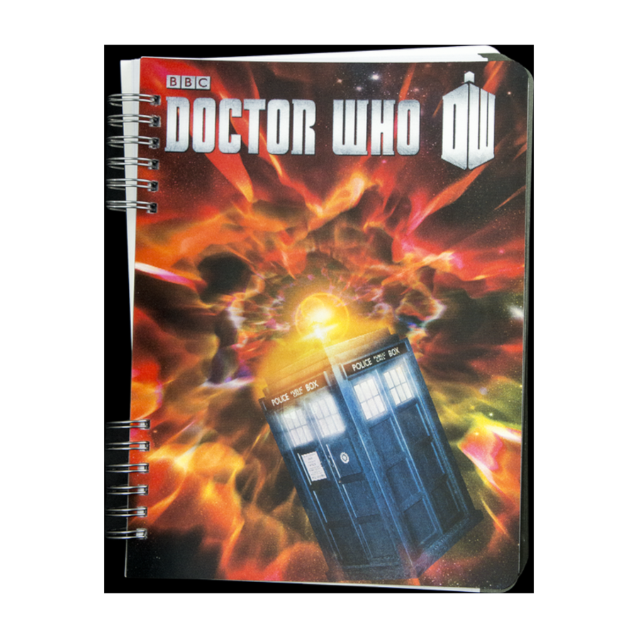 DOCTOR WHO TARDIS LENTICULAR JOURNAL