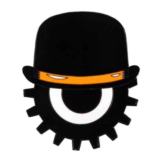 A CLOCKWORK ORANGE EYE ENAMEL PIN