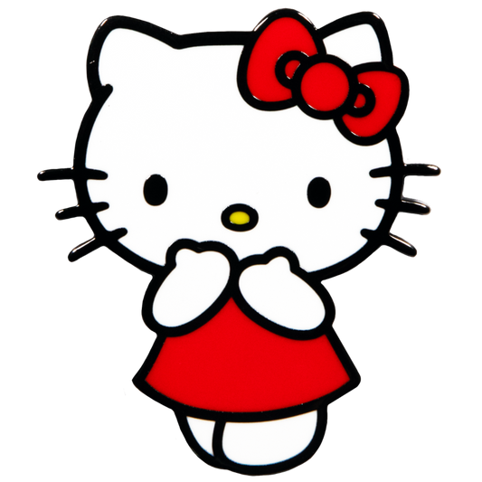 HELLO KITTY #4 SHOCKED ENAMEL PIN