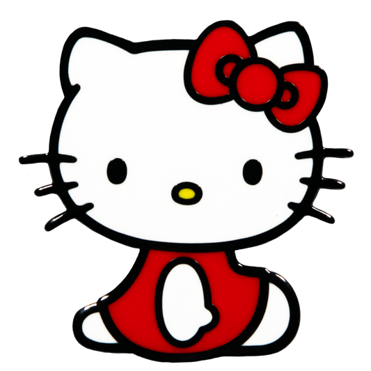 HELLO KITTY #3 SITTING DRESS PIN