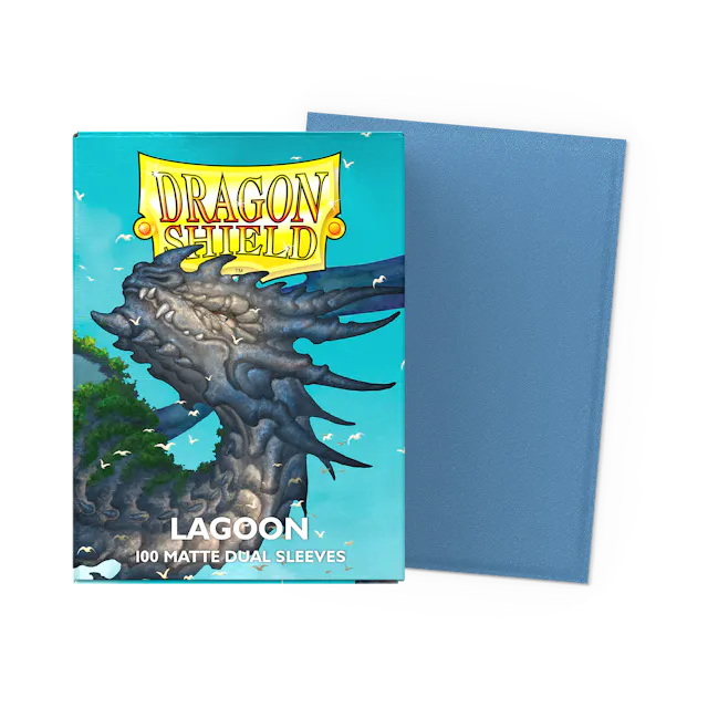 DRAGON SHIELD MATTE 100 SLEEVES - LAGOON