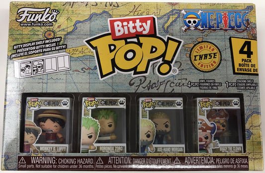 POP! ANIMATION: ONE PIECE: LUFFY BITTY POP 4 PACK