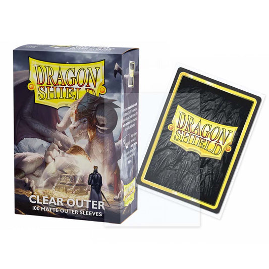 DRAGON SHIELD 100 CLEAR OUTER MATTE SLEEVES