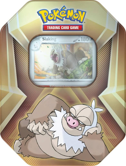 POKEMON TRIPLE WHAMMY COLLECTOR TIN - SLAKING