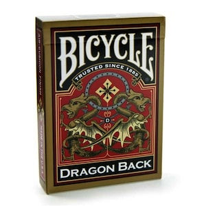 BICYCLE GOLD DRAGON BACK PLAYING CARDS