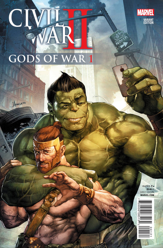 CIVIL WAR II GODS OF WAR #1 (OF 4) ANACLETO VAR