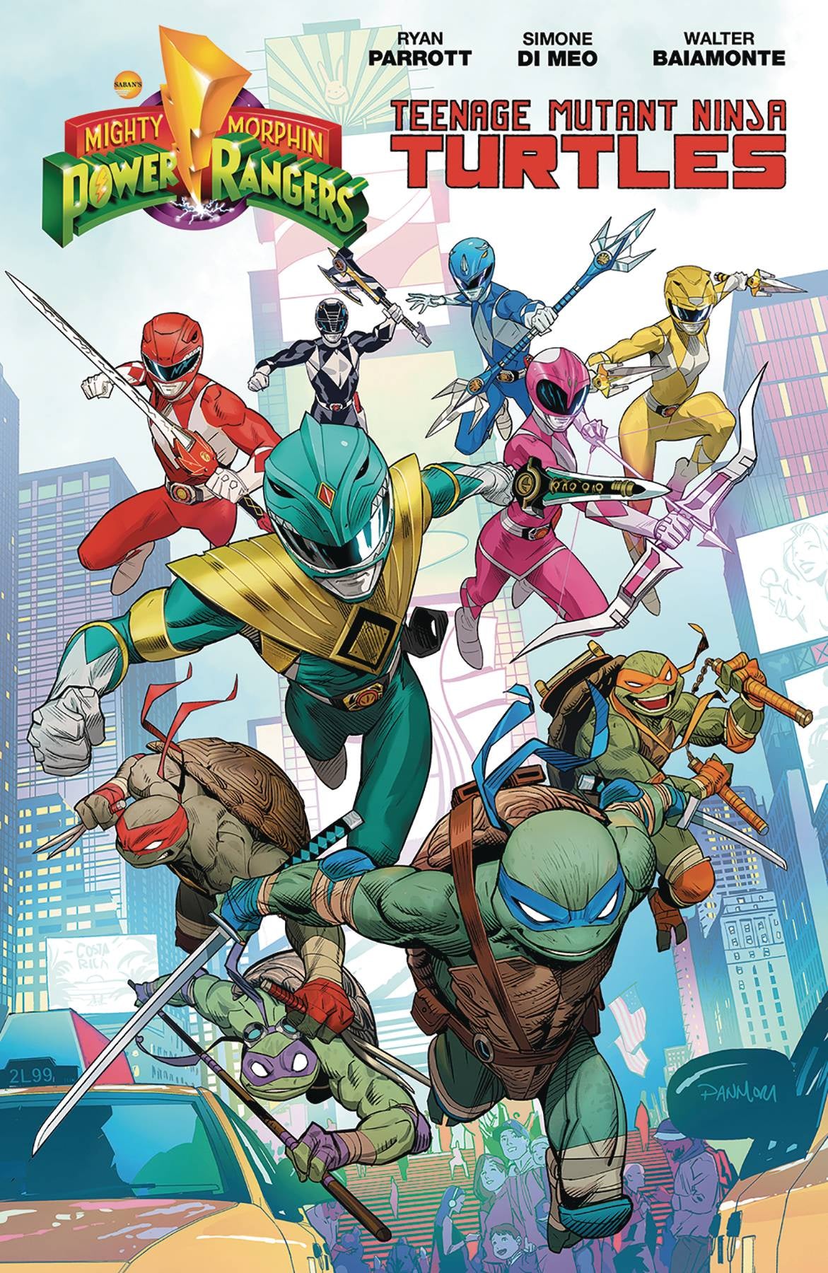 MIGHTY MORPHIN POWER RANGERS TEENAGE MUTANT NINJA TURTLES