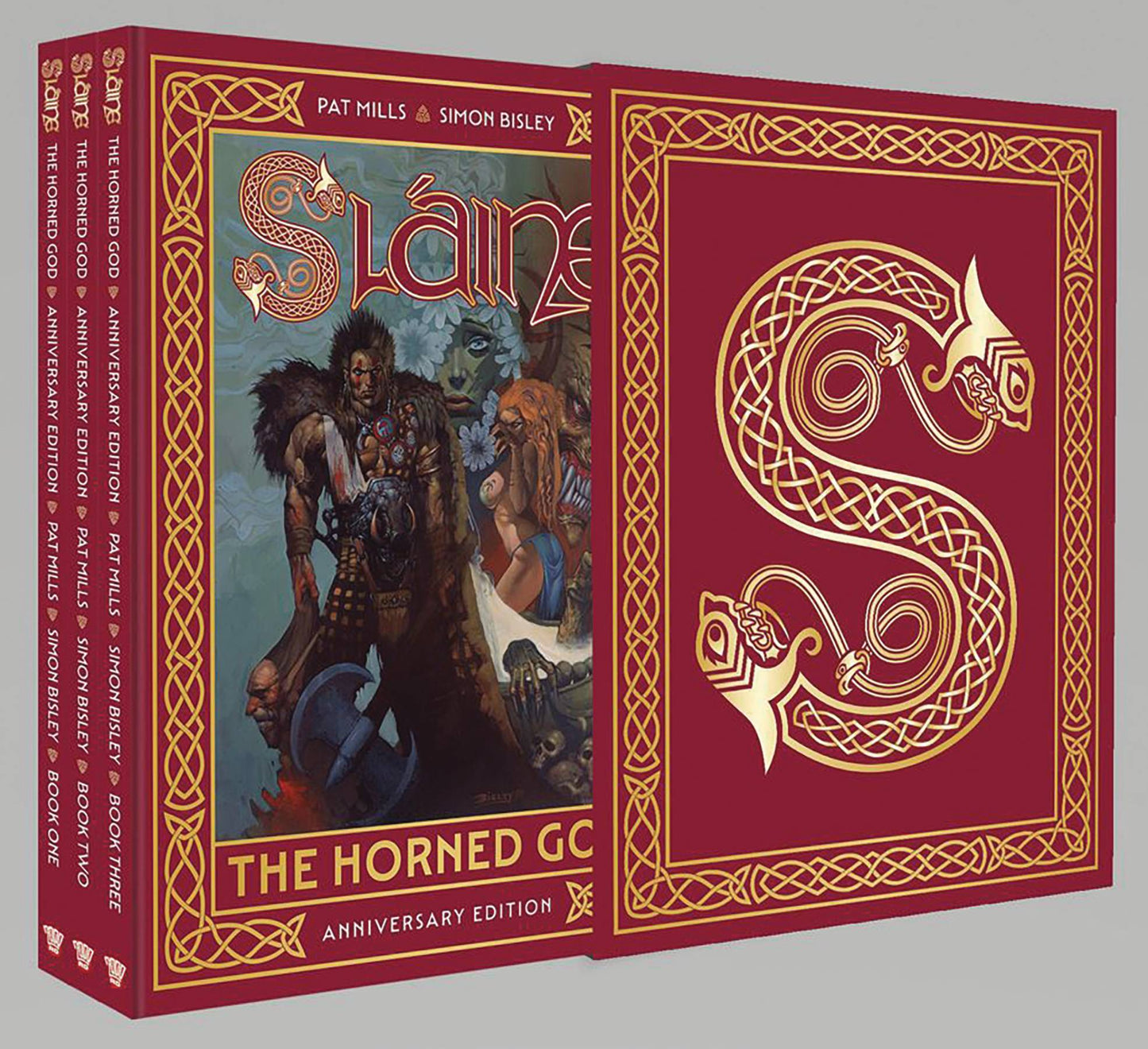 SLAINE HORNED GOD ANNVERSARY EDITION SLIPCASE HARD COVER BOX SET